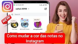 Como alterar a cor das notas no Instagram 2024 | Alterar a cor das notas do Instagram 2024
