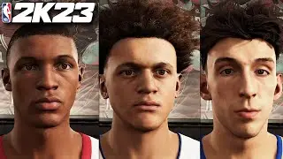 NBA 2K23 - All NBA Rookies Face Scans In The Game | 4K