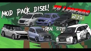 MOD Pack Cumi Cumi + Real Size | FR Legends Disel terbaru | Mod pajero/Montero v.0.3.4