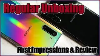 Samsung Note 10 plus Unboxing - Rainbow On A Phone!