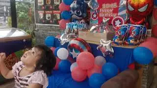 Neighbor's  One year Old Birthday!  Happy Birthday Baby.. BUSOG MUCH...