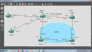 BGP Lecture 4 ( BGP Backdoor', Loop Avoidance,  Scan-timer, BGP default route, Distribute-list, maps