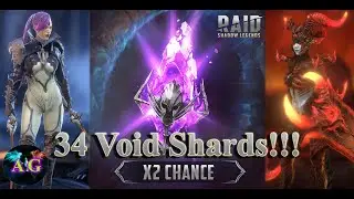 Raid Shadow Legends - 34 Void Shards!!! Double Chances x2!!!
