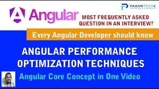 #Angular Optimization Techniques | How to optimize #Angular performance?#angular Interview Questions