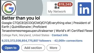 The typical LinkedIn profile