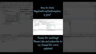 NegativeArraySizeException checking by using java