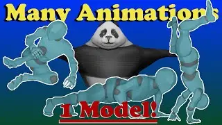 Add Multiple Animations To Your 3D Model - Using Blender
