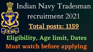 Indian Navy Recruitment 2021, 10th Pass & Diploma Vacancy 