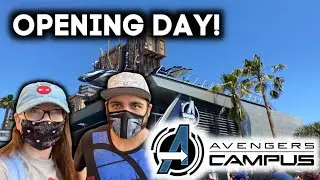 Opening Day at Avengers Campus! - Web Slingers, Stunt Shows, and Insane Food!