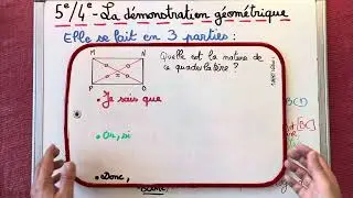 5/4ème - la démonstration géométrique@LescoursdeSandra