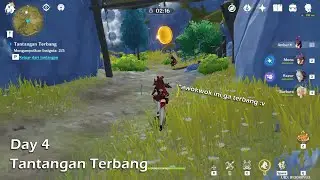 【Genshin Impact】Event Tantangan terbang day 4 (31k point)