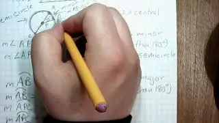 10.2 Geometry - Finding Arc Measures - Example 1