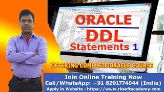 Oracle DDL Statements | DDL Statements | DDL Commands | SQL Tutorial | Oracle Tutorial