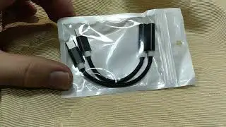 Комплект из двух переходник Type-C/3.5mm в оплётке