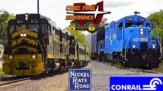 Railfanning in Sayler Park OH Feat. The Ohio Rail Experience (North Bend Flyer) Excursion