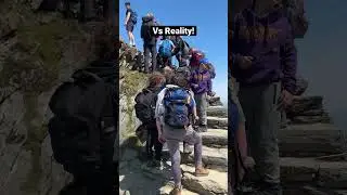 What to expect at the top of Snowdon on a sunny day in May. #wales #snowdonia  #hiking