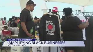 Communities come out to National Harbor to celebrate Juneteenth