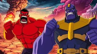 Red Hulk vs Thanos: Who REALLY Wins?