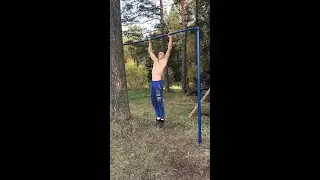 Как построить турник дома. How to build a horizontal bar at home