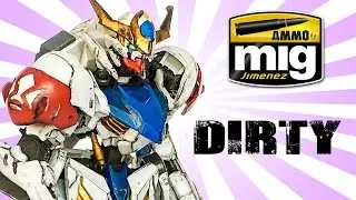 Gundam Painting Tutorial Weathering How to with AMMO by Mig Jimenez by Lincoln Wright