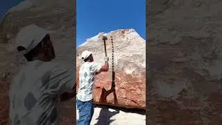 Cutting giant rock #viral #shorts #rock #cuttingskills