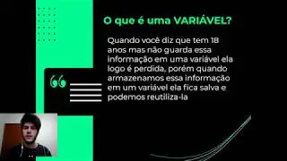 Aula 1.4 - Conceitos básicos de variáveis - Instrutor Ricardo