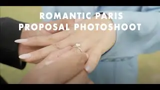 Romantic Paris Proposal Photoshoot  Forever Love Amidst Iconic Landmarks