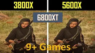 Ryzen 3800X vs 5600X with 6800XT in 1080p 1440p