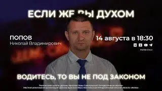Если же вы духом водитесь, то вы не под законом | Попов Н.В. | 14.08.24