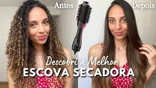 Rotina Capilar VERSÃO LISA🚿 + Testei a Escova Secadora Britânia Soft no meu Cabelo Cacheado➰✨