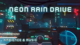 Relaxing Synthwave Adventure Through a Cyberpunk City