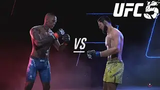 UFC 5 - Israel Adesanya vs Khamzat Chimaev - CPU vs CPU
