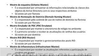 Aula 34   Funções de Mestres de Operações   FSMO WINDOWS SERVER 2012