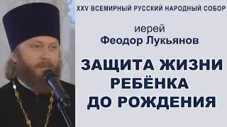 Защита жизни ребёнка до рождения. Иерей Феодор Лукьянов