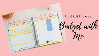 AUGUST 2021 Budget with Me | ERIN CONDREN Monthly Planner