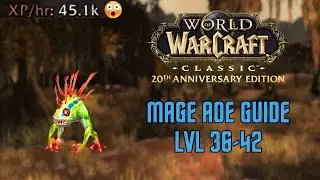 45k+ XP Per Hour Dustwallow Marsh Murlocs AoE Guide | WoW Classic Fresh