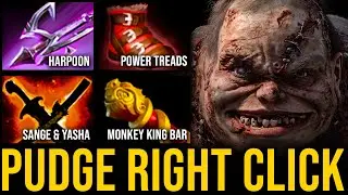 🔥 Mid Pudge With Right Click Build 🔥 Pudge Official