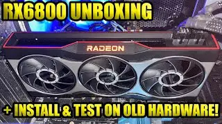 AMD RX 6800 // Unboxing & Install