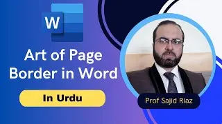 Art of Page Border Design in MS Word | Microsoft Word