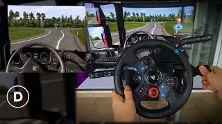 Logitech G29 + Moditek Truck Stalks | Euro Truck Simulator 2 Gameplay