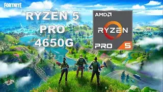 Ryzen 5 Pro 4650G Vega 7 Gaming Test Fortnite Full HD 2022