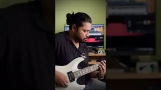 Playing this beautiful Guitar Solo written by @OfficialOrianthi for the song Sadda Haq.