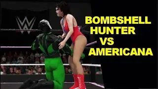 GLOW 1985 Americana vs Bombshell Hunter - Mixed Match