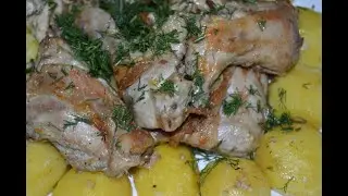 Курица в духовке!