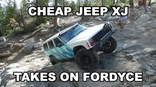 Cheap Jeep XJ Takes On Fordyce!! (Driveline hill)