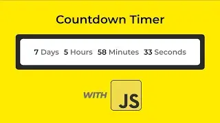How To Create a Countdown Timer Using JavaScript from Scratch | JavaScript Project