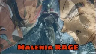 I fought Malenia for the first time! (Elden Ring Rage)