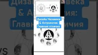 Чем отличаются Дизайн Человека и Астрология? #дизайнчеловека #астрология #humandesign #осознанность