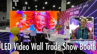Tradeshow LED Video Wall with Jojo Siwa at Licensing Expo 2022 in Las Vegas at Mandalay Bay