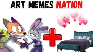 Zootopia ▶ Judy Hopps ➕ Nick Wilde = ❓❓❓ | Art Memes ANIMATION